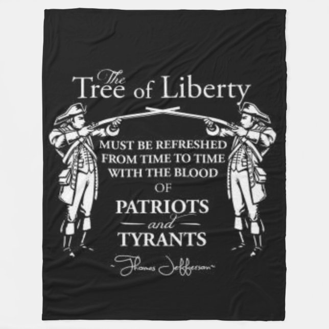 TREE of LIBERTY Fleece Blanket (Front)