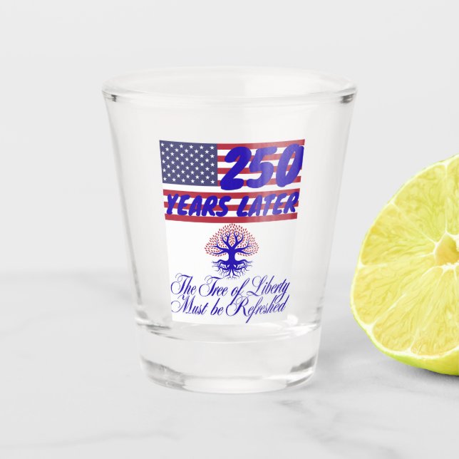 Tree of Liberty Shot Glass (Front)