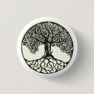 Tree Of Life 1 Inch Round Button