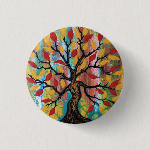 Tree of Life 1 Inch Round Button
