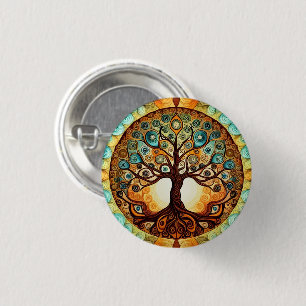 Tree of Life 1 Inch Round Button