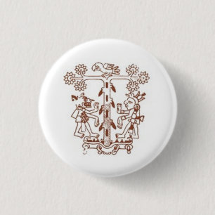 tree of life 1 inch round button