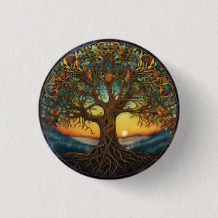 Tree of Life 1 Inch Round Button