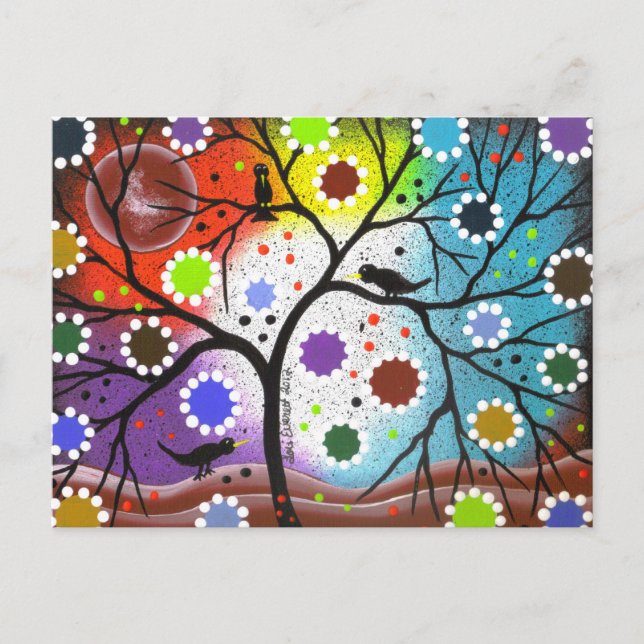 tree of life #22 By Lori Everett Postcard (Front)