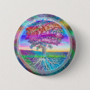 Tree of Life 2 Inch Round Button