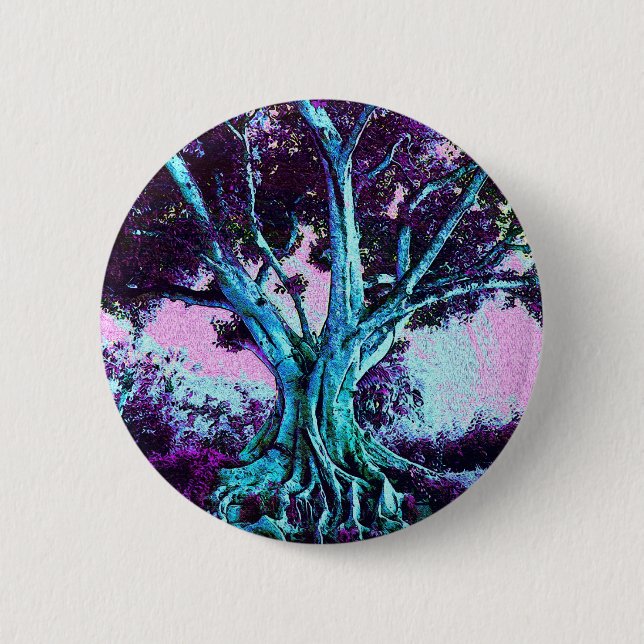 Tree of Life 2 Inch Round Button (Front)