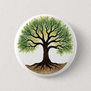 Tree of Life 2 Inch Round Button