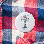 Tree of Life 2 Inch Round Button<br><div class="desc">This decorative Tree of Life button is printed with a mosaic tree design.
Change the words if you wish.
Original Mosaic © Michele Davies</div>