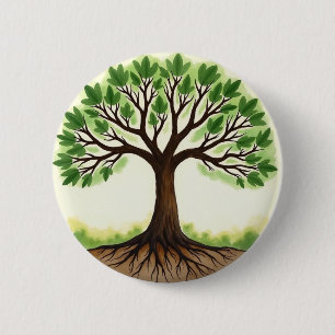 Tree of Life 2 Inch Round Button