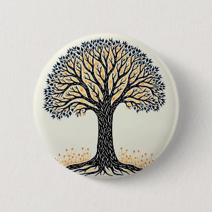 Tree of Life 2 Inch Round Button