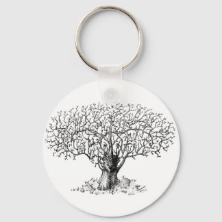 Tree of Life - animals Keychain