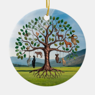 Tree of Life Art, Tree of Life Ceramic Ornament