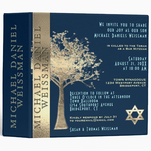 Tree of Life Artwork Binder (Front/Spine)