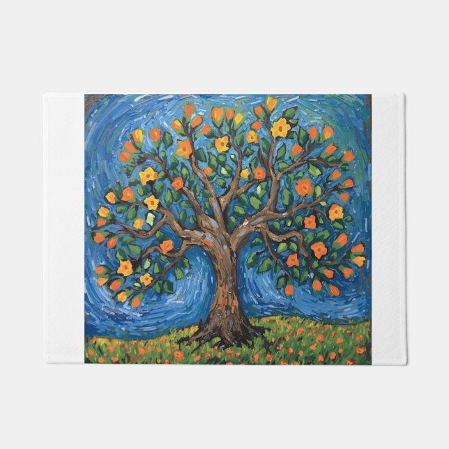 Tree of life artwork,Celtic Doormat (Front)