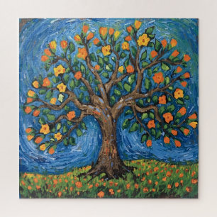 Tree of life artwork,Celtic Jigsaw Puzzle