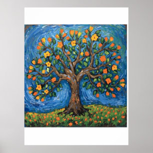 Tree of life artwork,Celtic Poster