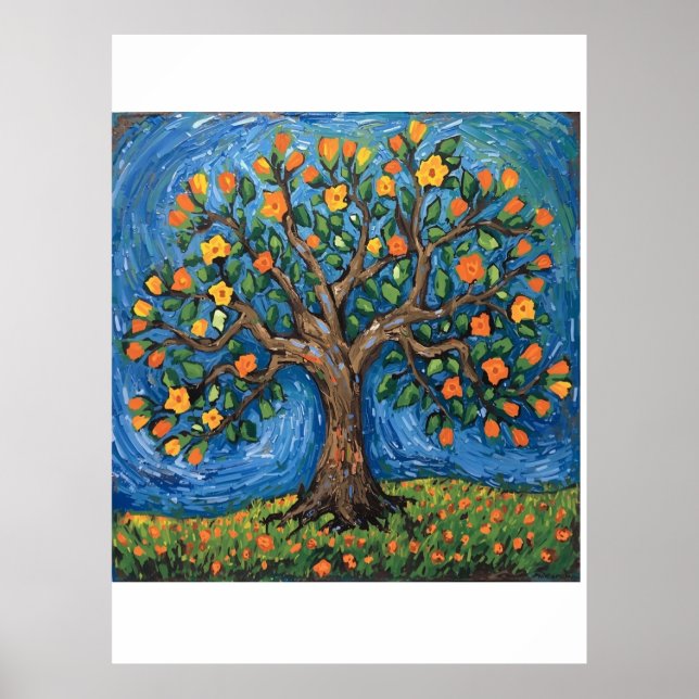 Tree of life artwork,Celtic Poster (Front)