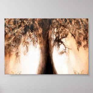 Tree of Life at Sunrise Poster