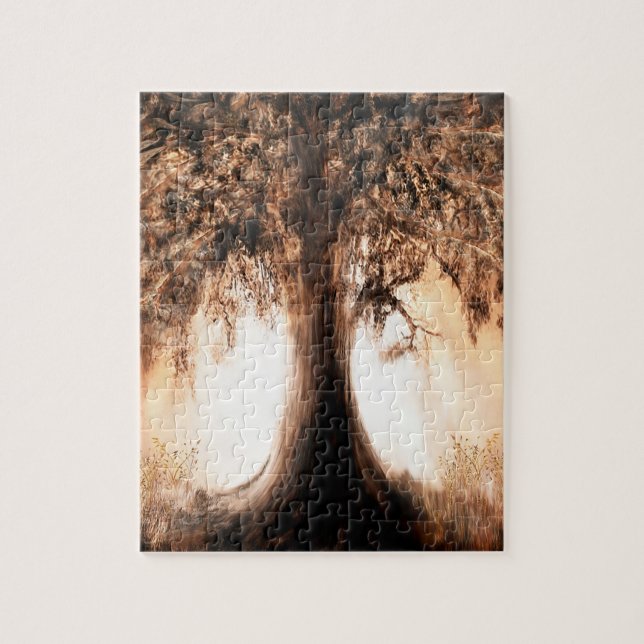 Tree of Life at Sunrise Puzzle (Vertical)