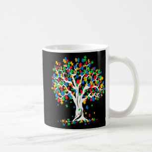 Tree Of Life Autism Awareness Month Fun ASD Suppor Coffee Mug