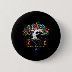 Tree Of Life Autism Awareness Month Puzzle Asd Sup 2 Inch Round Button