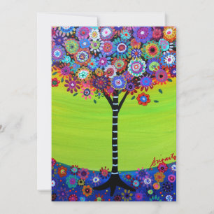 Tree of Life Bar Bat Mitzvah Invitations