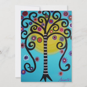 TREE OF LIFE BAR MITZVAH INVITATION