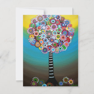 TREE OF LIFE bat mitzvah invitations
