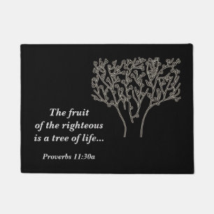 Tree of Life Bible Verse Doormat