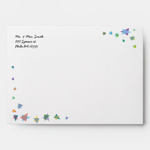 Tree of Life Birds Stars Bat Mitzvah Envelope