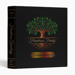 Tree Of Life BlackBronze Genealogy Family Tree Binder