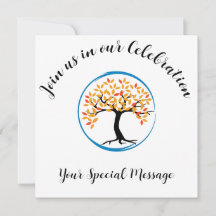 Tree of Life Blue Circle End-of-treatment Party