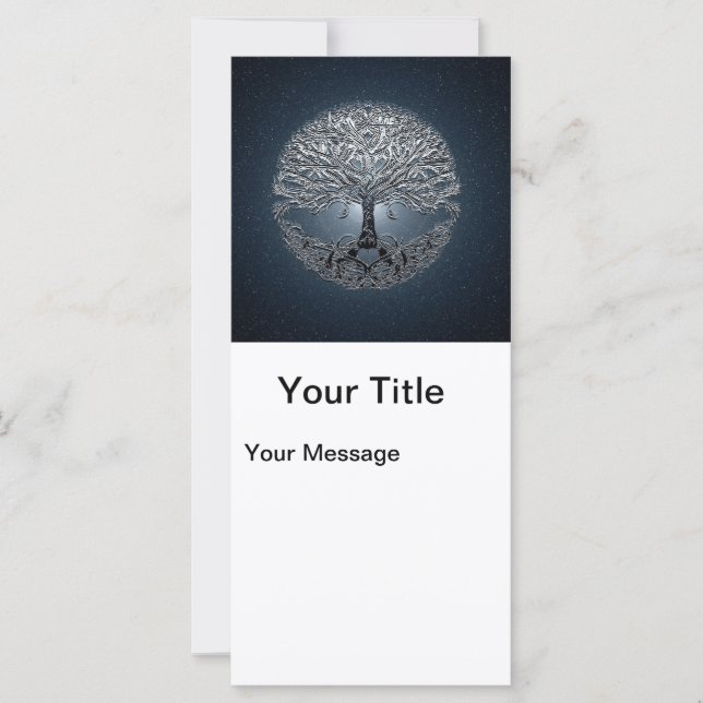 Tree of Life Blue Sky Peaceful Night (Front)
