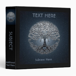 Tree of Life Blue Sky Silent Night Binder