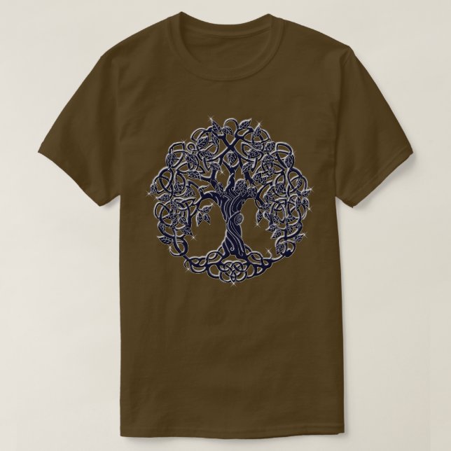 Tree of life blue T-Shirt (Design Front)