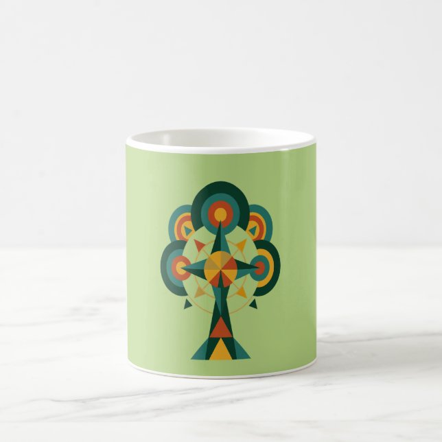 Tree of Life Boho Mandala Art Coffee Mug (Center)