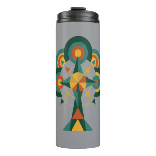 Tree of Life Boho Mandala Art Thermal Tumbler