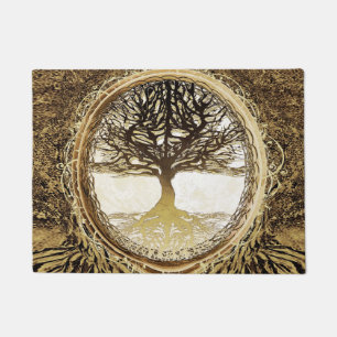 Tree of Life Brown by Amelia Carrie Doormat