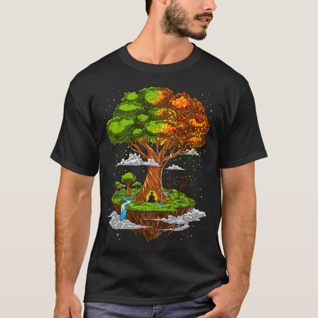Tree Of Life Buddha T-Shirt (Front)
