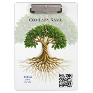 Tree of Life Business Logo Promotional Material Clipboard