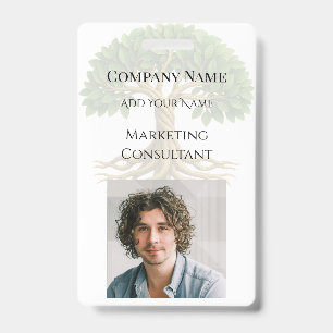 Tree of Life Business Promotional Material Photo Badge