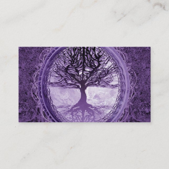 Tree of Life by Amelia Carrie Business Card (Front)