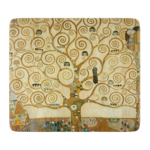 Tree of Life by Gustav Klimt Cutting Board