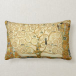 Tree of Life by Gustav Klimt Lumbar Pillow<br><div class="desc">Beautiful painting "Tree of Life" by Gustav Klimt,  1909.</div>