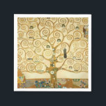 Tree of Life by Gustav Klimt Napkin<br><div class="desc">Beautiful painting "Tree of Life" by Gustav Klimt,  1909.</div>