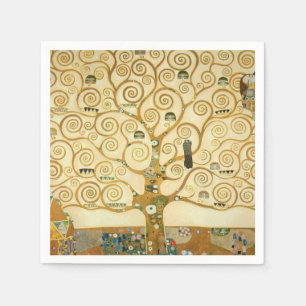 Tree of Life by Gustav Klimt Napkin