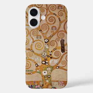 Tree of Life by Gustav Klimt, Stylized Art Nouveau iPhone 16 Case