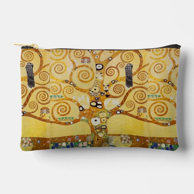 Tree of Life by Klimt Accessory Pouch (Front)