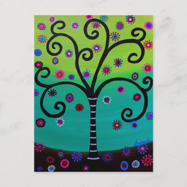 Tree of Life by Prisarts Postcard (Front)