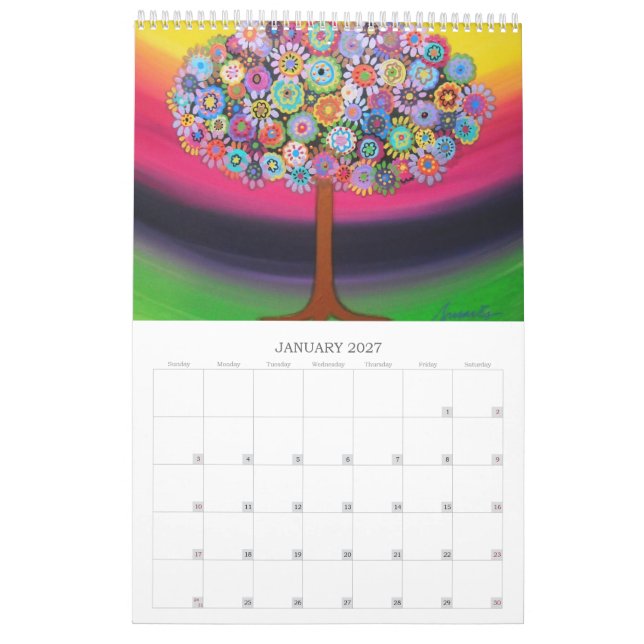 Tree of Life Calendar (Jan 2027)